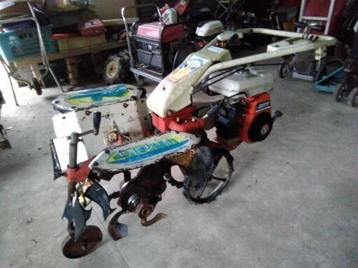 畝上げ機　2輪　実働　6馬力　オーレックエースローター