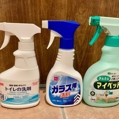 掃除用具 洗剤3本