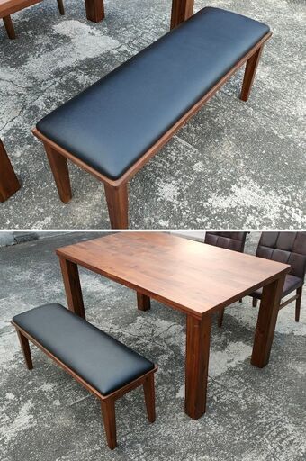 ☆総額136,200円！超格安ODIN(オーディン)135 ダイニング 天然木・椅子2客は別ブランド「ブリックⅡチェア」 の4点セット 激安高級中古家具販売 商談中】5月処分セール☆総額136,200円！ODIN(オーディン)135