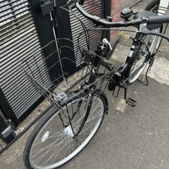 ママチャリ シマノ製6段変速 LEDオートライト 26インチ