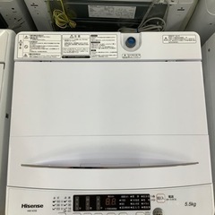 1年保証付 Hisense 2022年製 全自動洗濯機