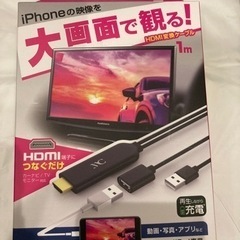 HDMI変換ケーブル iPhone専用 KD-207 カシ...