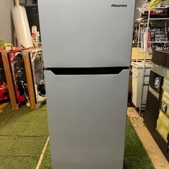 2ドア冷凍冷蔵庫 120L ハイセンス HR-B1201 2018年製 中古 小型 右開き 家電 一人暮らし用 