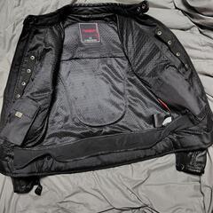 コミネパンチングメッシュレザージャケット　Ｌサイズ黒