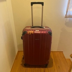 ace 約70L pujols パープルレッド　スーツケース　旅...