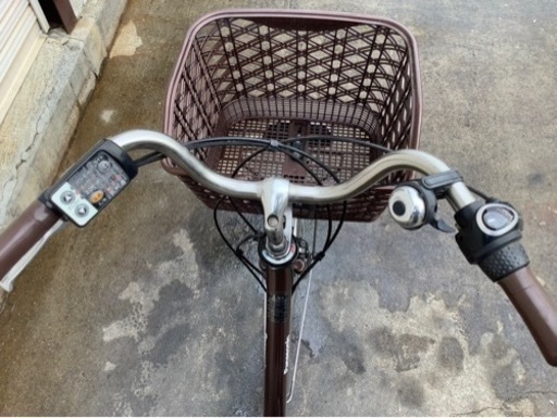 416 パナソニック最新機種電動アシスト自転車vivi26インチブラウン