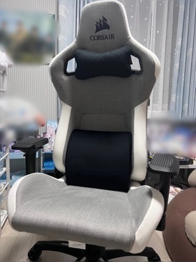 椅子 Corsair ゲーミングチェア ファブリック