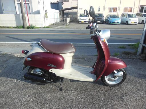 2st YAMAHA 2st VINOビーノ ダークレッド セル始動　メーターオーバーし速く好調 シート新品張替え他 納車整備点検済み 登録後すぐ乗り出せます。直接引き渡し　配送手配も可　SA10J　５AU　４JP　原付