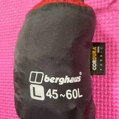 値下　berghaus  ザック　レインカバー　45L～60L　