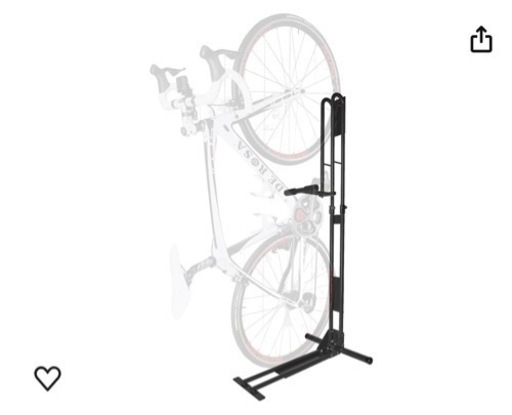 サイクルロッカー(CycleLocker) 室内用縦置き自転車スタンド 黒