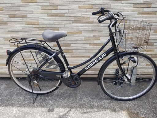 中古自転車 6段変速 26インチ LEDオートライト 軽整備済み 防犯登録対応 町田市 相模原市 MM231