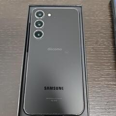 美品 判定○Galaxy s23 ファントムブラック 256GB SC-51D docomo  ガラスフィルム ハイブリットケース付