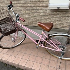 【再掲】SHIMANO 26インチ 自転車 6段切替 オートライト