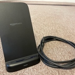 スマホワイヤレス充電スタンド　Qi認証