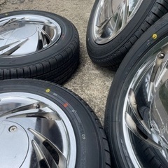 希少！workスリッツ！タイヤ新品！YOKOHAMA製♪アメリカンホイール