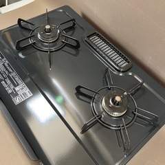 【美品】2023年製 Paloma パロマ ガスコンロ プロパンガス用　LPガス用 右側強火 IC-S37-R 