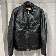 【ネット決済・配送可】schott ライダース　ホースハイド