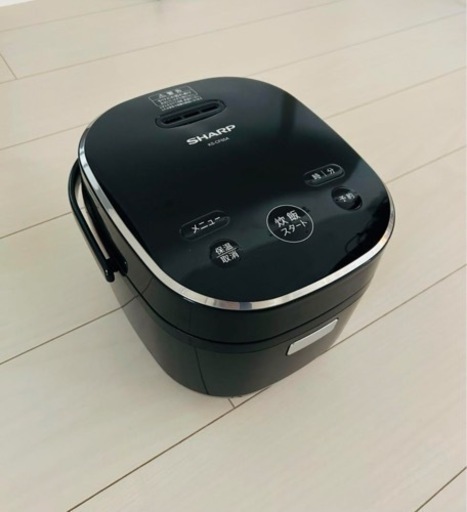 炊飯器　SHARP（KS-CF05A）3合炊き　ブラック　2018年製