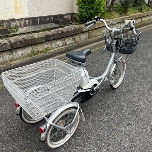 電動アシスト自転車◇三輪ワゴン◇ブリヂストン◇アシスタ◇18×16型◇3段ギア