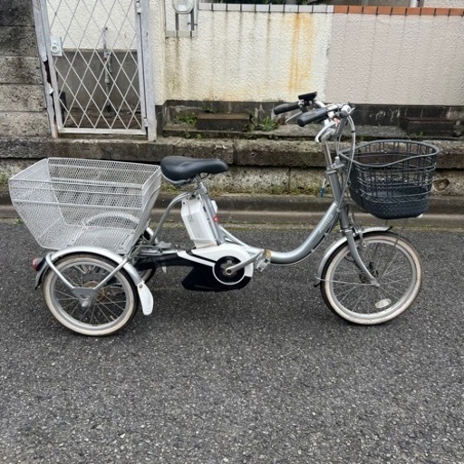 電動アシスト自転車◇三輪ワゴン◇ブリヂストン◇アシスタ◇18×16型◇3段ギア