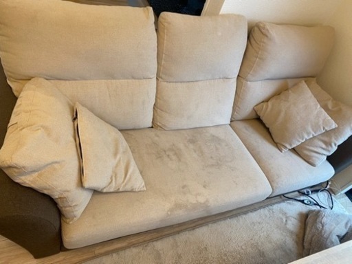 【お部屋に合わせやすい色】家具 ソファ 3人掛けソファ