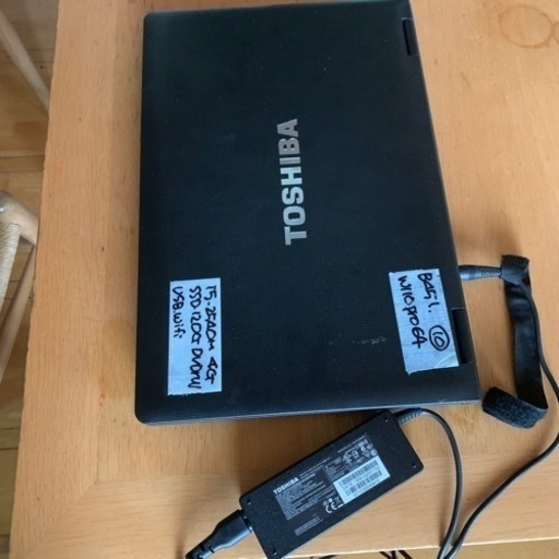 (売約済)感謝記念特価！　東芝Dynabook SatelliteB451改その⑩　高速i5　新品SSD120G office2007搭載　Win10 pro 64bit