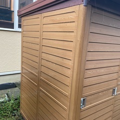取引済 物置 中古 木目