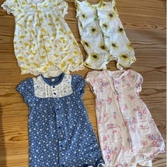 子供用品 キッズ用品 子供服　半袖ロンパース　80 セット