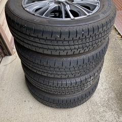 ブリヂストン(BRIDGESTONE) 低燃費タイヤ NEWNO 155/65R14 75H アルミホイールセット