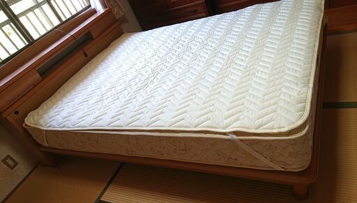 山口市、Wベッド高級品￥15000フランスベッドスプリング840個❗美品