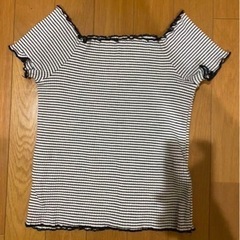 ボーダーTシャツトップス　FREEsize