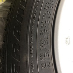 夏タイヤ、ダンロップ、ホイール付4本セット　　　