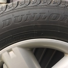 夏タイヤ、ダンロップ、ホイール付4本セット　　　