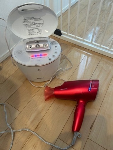 ナノケア　ドライヤー、スチーマー