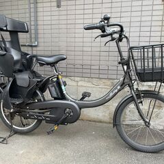 YAMAHA電動アシスト自転車　20インチ　チャイルドシート　バ...