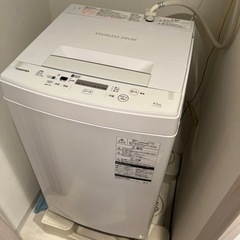 洗濯機　東芝TOSHIBA 4.5kg AW-45M7(W)