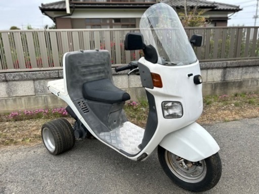 ☆ジャイロ原付ミニカー仕様☆バッテリー・プラグ・燃料ポンプなど新品交換！キャブオーバーホールで快調☆2スト50cc原付ミニカー☆