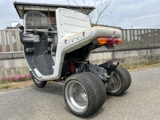 ☆ジャイロ原付ミニカー仕様☆バッテリー・プラグ・燃料ポンプなど新品交換！キャブオーバーホールで快調☆2スト50cc原付ミニカー☆ ☆ジャイロ原付ミニカー仕様☆バッテリー・プラグ・燃料ポンプなど新品