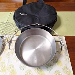GW特別価格【超美品】SOTO ダッチオーブン ステンレス製 10インチ ハーフ　