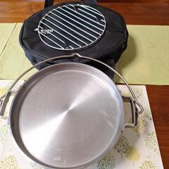 GW特別価格【超美品】SOTO ダッチオーブン ステンレス製 10インチ ハーフ　