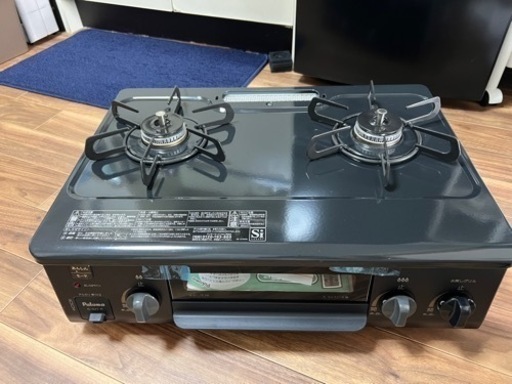 (購入者決定)美品パロマガスコンロIC-S37-2R-LP  LPガス用です。