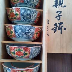 新品/未使用品 徳三郎 深川窯 親子鉢 小皿等 箱付 おまとめ