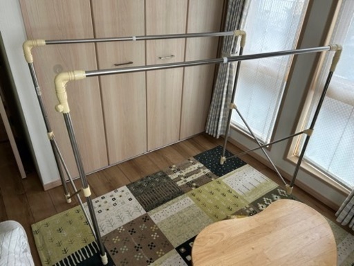折りたたみ　室内用物干し