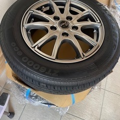 新品夏タイヤ、ホイールセット　195/65r15　バランス調整済み