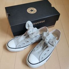 CONVERSE　コンバース　リボン付き　スリッポン