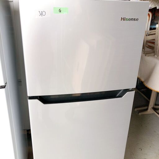 Hisense☆2ドア冷蔵庫☆120L、2016年製、HRーB12AS、グレー