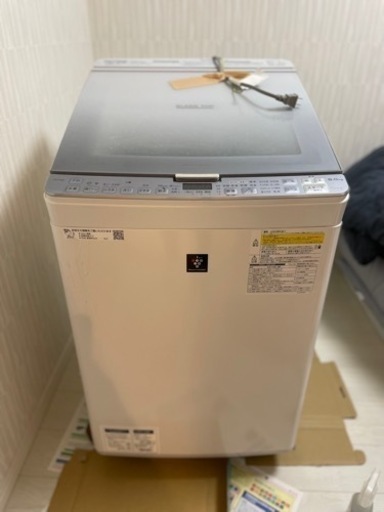 シャープ洗濯機ES-PX8C 乾燥機つき