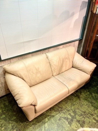 SACCOMODI サコモディ ソファ  総革 フランスベッド 展示品