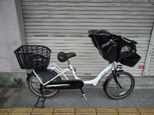 KON'S Collection[コンズ コレクション]20吋 子供乗せ自転車 内装3段/LEDオート/ホワイト