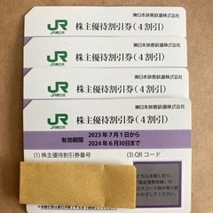 【ネット決済・配送可】JR東日本株主優待券　　　　